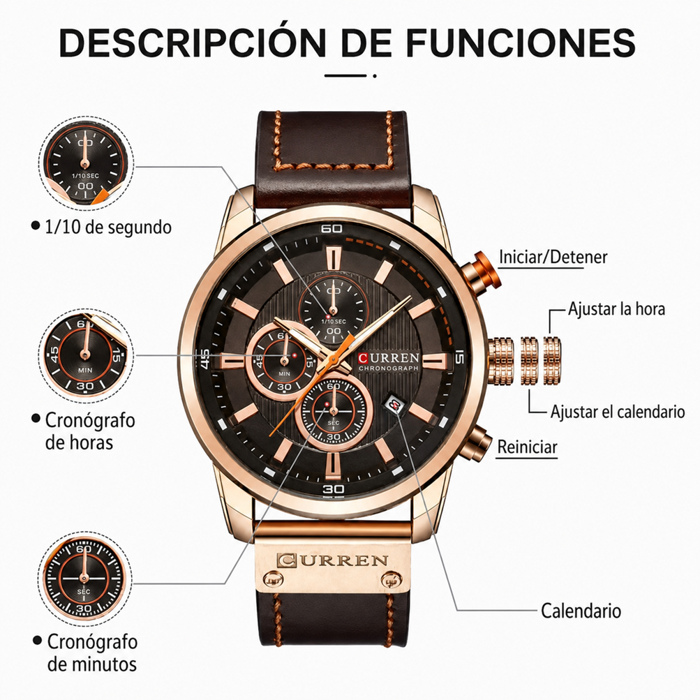 RELOJ CURREN 8291